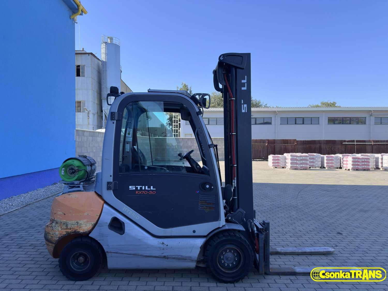 Still RX70-30, LPG, DUPLEX, SIDE-SHIFT. LIFT HEIGHT 4.2, - 6