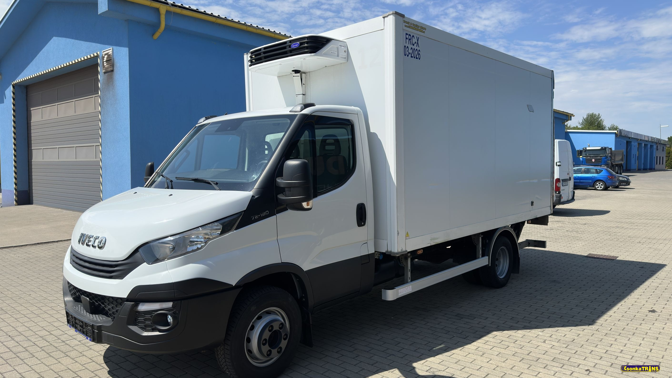IVECO DAILY 72C18, CARRIER XARIOS 350 -20C*Zdvíh. čelo 1500 kg