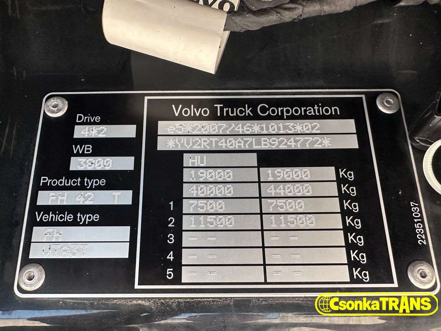 VOLVO FH500, MEGA, XXL, Park A.C, Tank 900 L, - 38