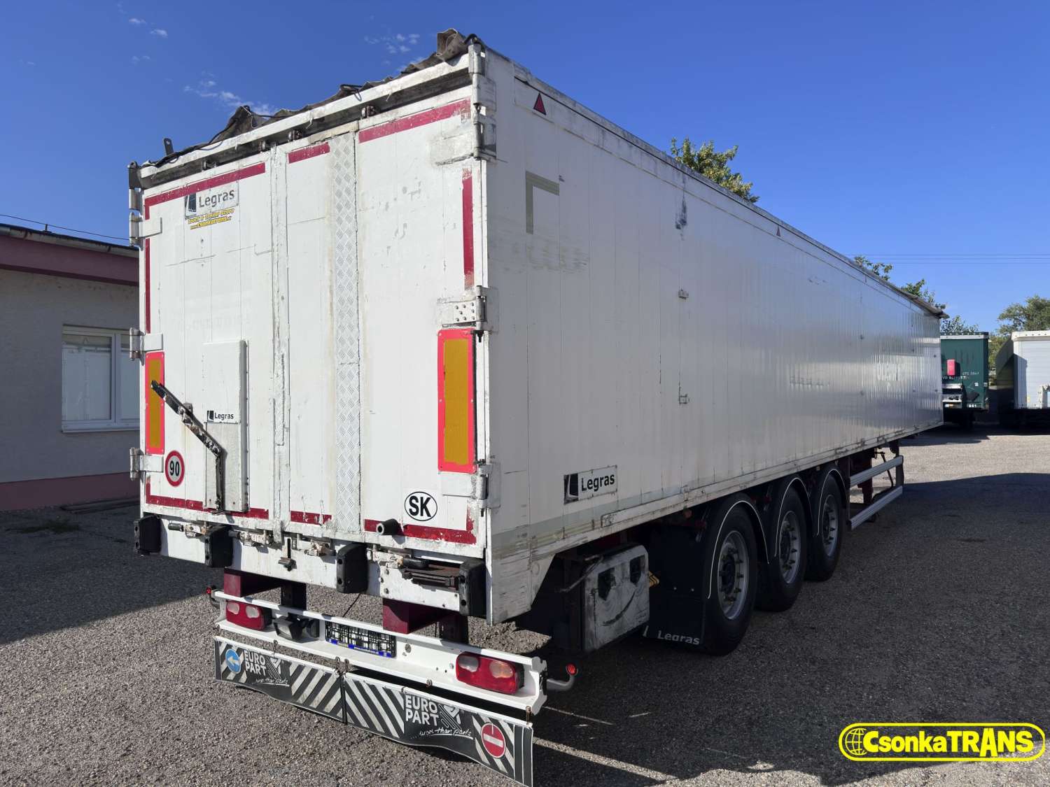 LEGRAS FMA, D34, 63m3, Moving Floor, Side Door, Lift Axle - 3
