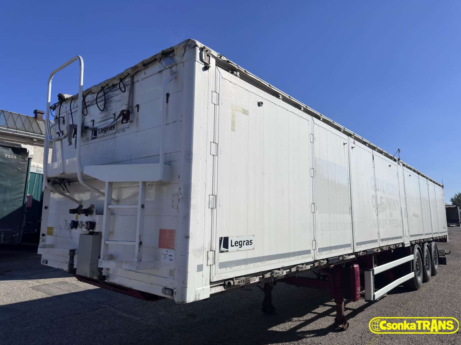 LEGRAS FMA, D34, 63m3, Moving Floor, Side Door, Lift Axle - 7