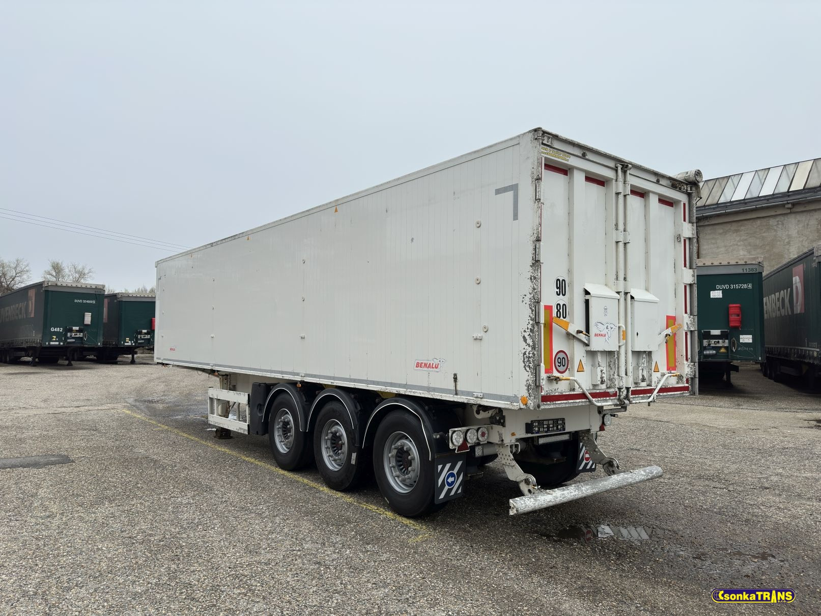 BENALU Benalu OPTILINER 106*LIFTING AXLE*50 m3*Full ALU*6240kg