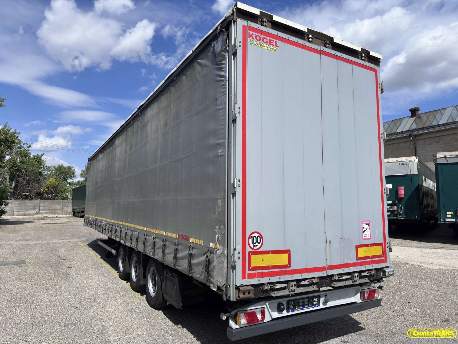 KÖGEL SN 24-1, Lift Roof, Lift Axle, Spare Tyre 2x, Holder 2x - 1