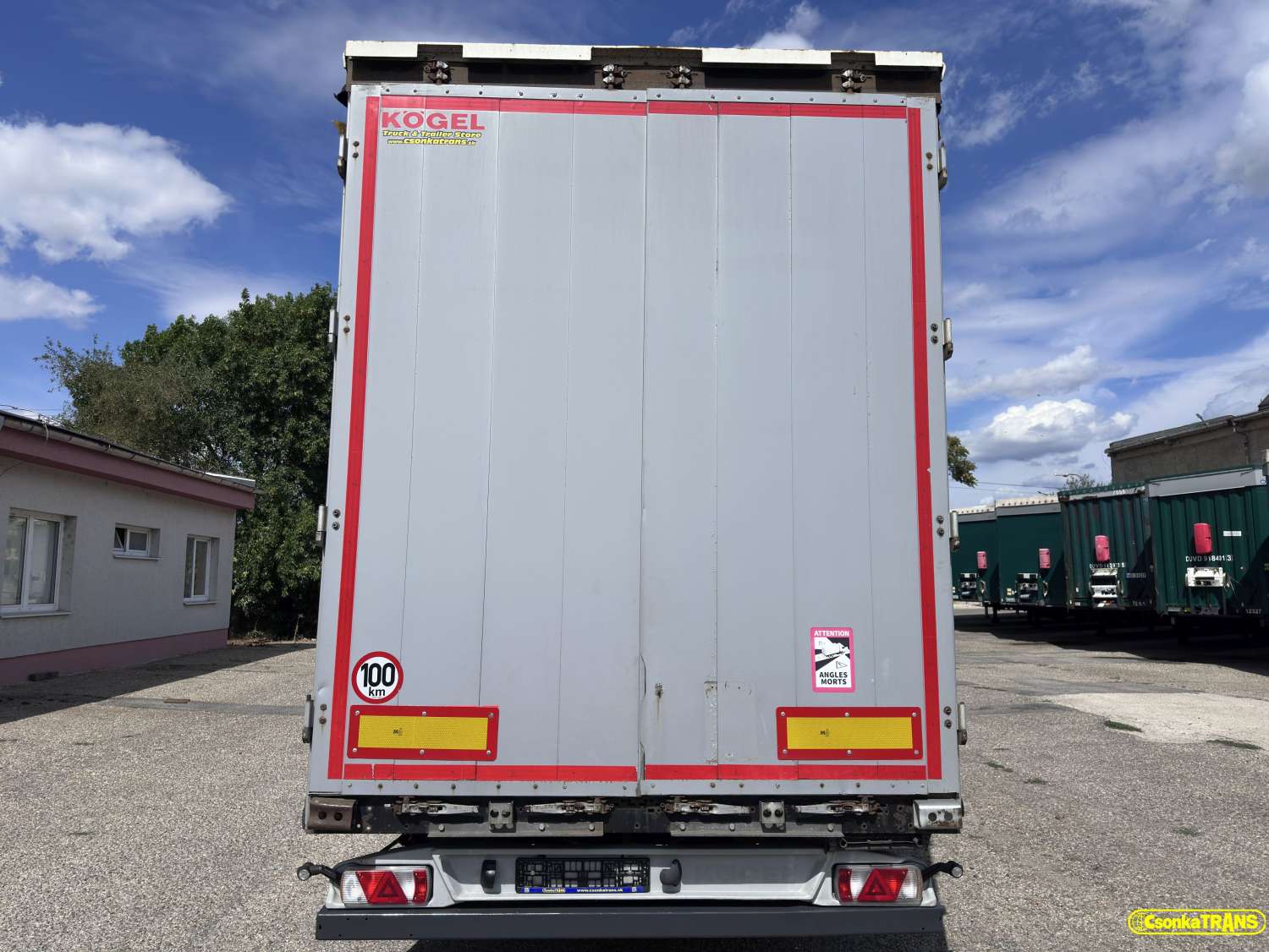 KÖGEL SN 24-1, Lift Roof, Lift Axle, Spare Tyre 2x, Holder 2x - 2