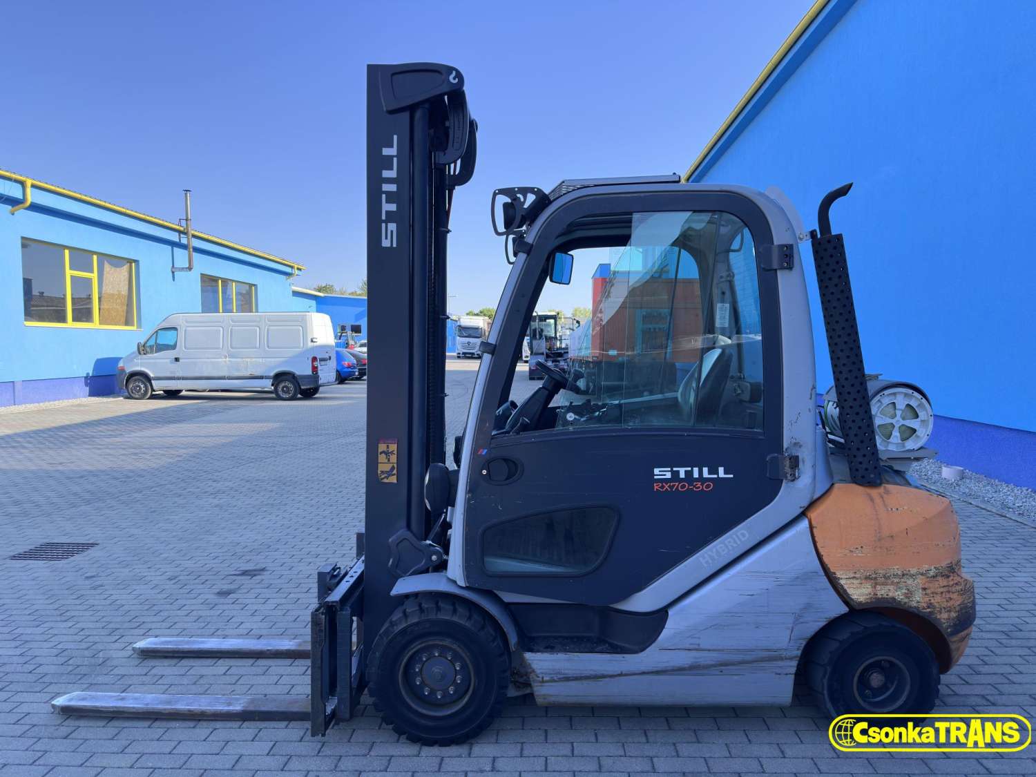 Still RX70-30, LPG, DUPLEX, SIDE-SHIFT. LIFT HEIGHT 4.2, - 10