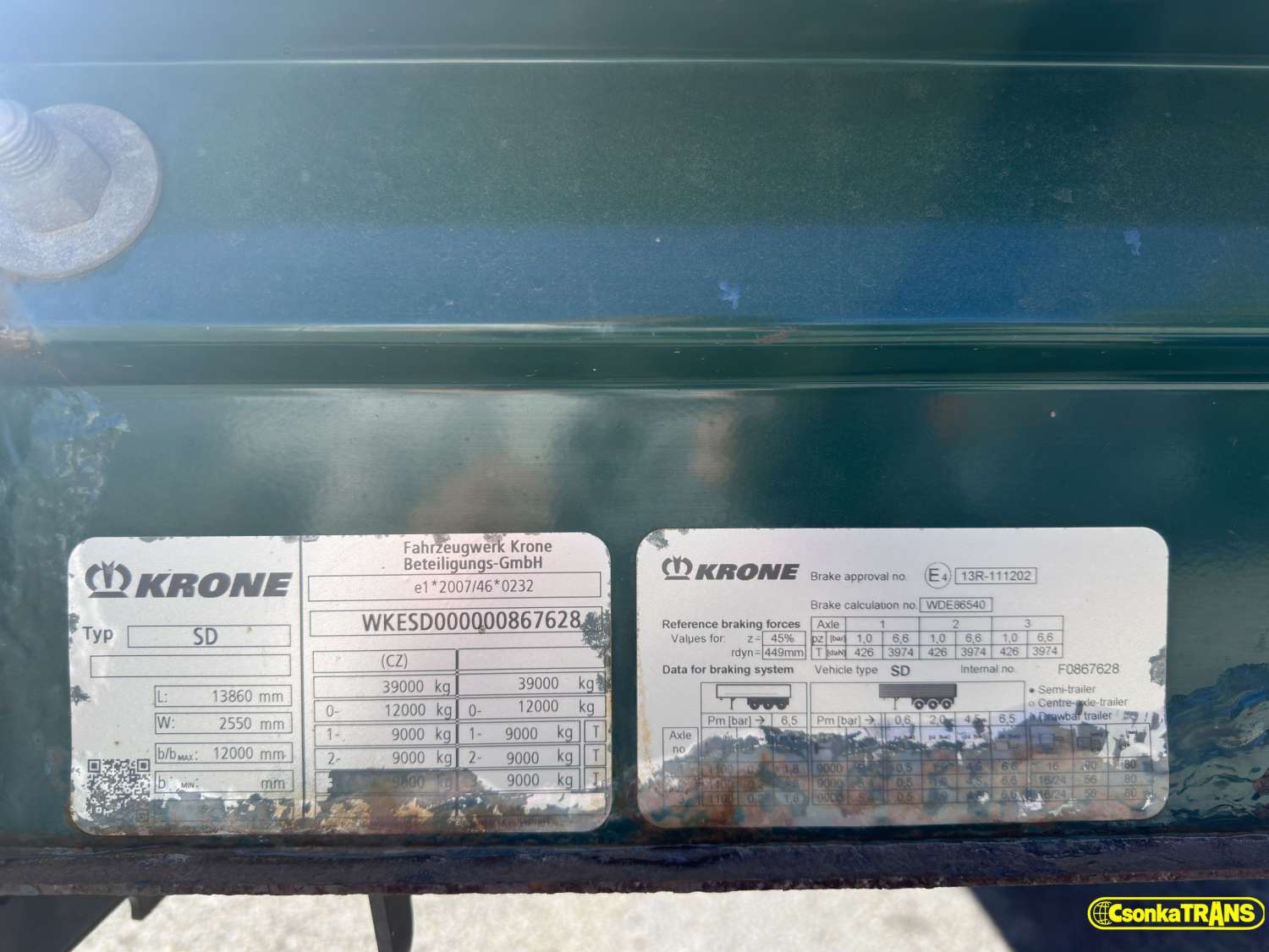 KRONE SD MEGA  LIFTING ROOF - 29