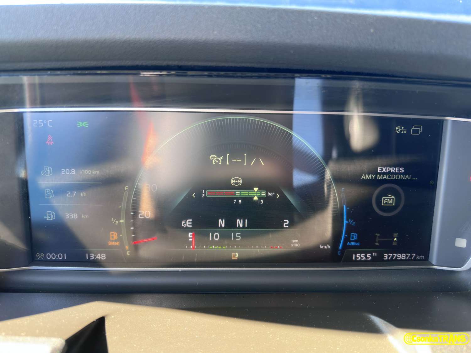 VOLVO FH500, STANDARD, I-SAVE, I-PARK COOL, Tank 1155 L - 11